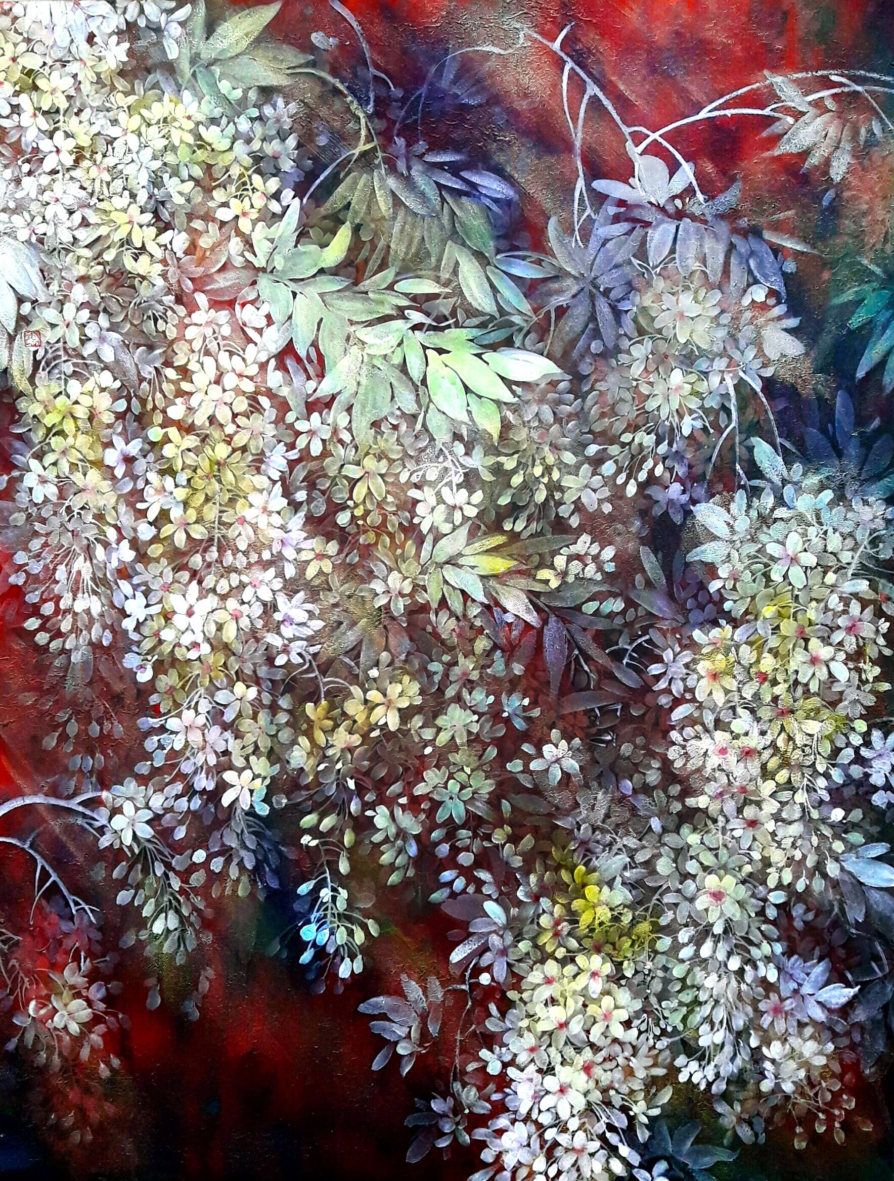 111/08/26-09/13花弄影—陳文慧水墨膠彩展